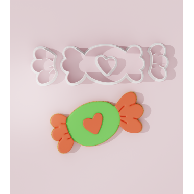 Valentine – Candy Heart Cookie Cutter