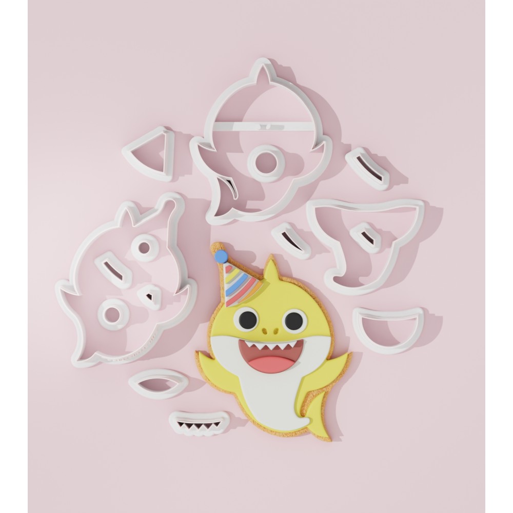 STL file Baby shark cookie cutter, Baby shark starfish, Baby shark, Cartoon  cookie cutter, Cookie cutter, Cookie cutters, Starfish cookiecutter