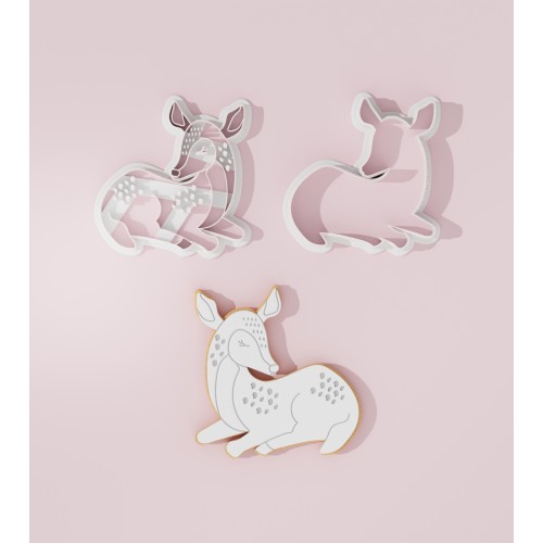 Deer Cookie Cutter Stamp