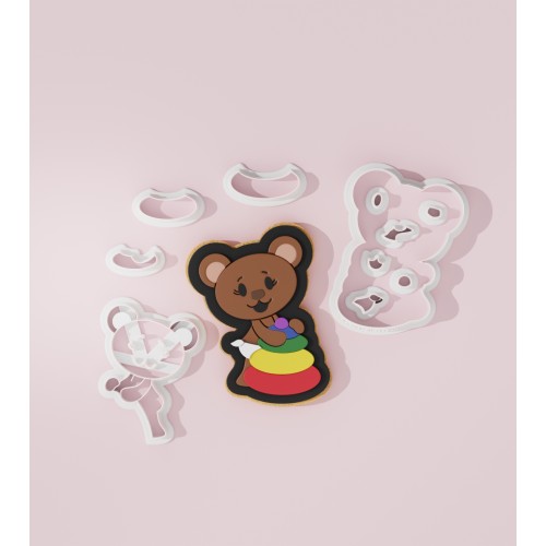 Cuddly Bear Cookie Cutter 106