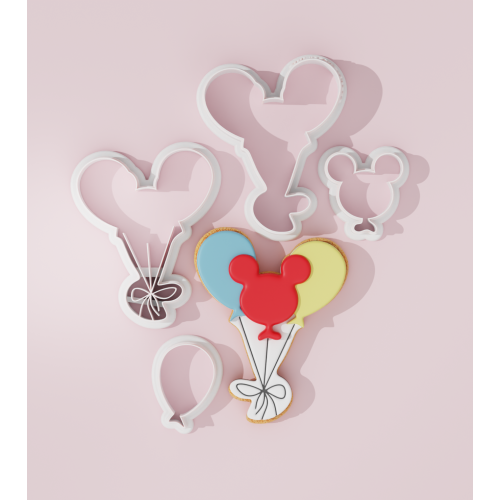 Mickey Balloons Cookie Cutter