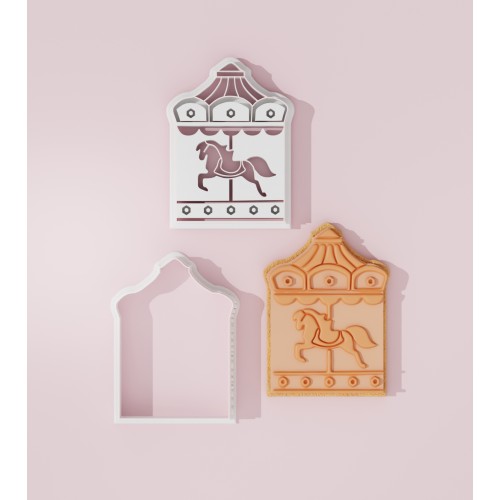 Carousel Cookie Cutter 104