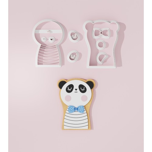 Panda no6 Cookie Cutter