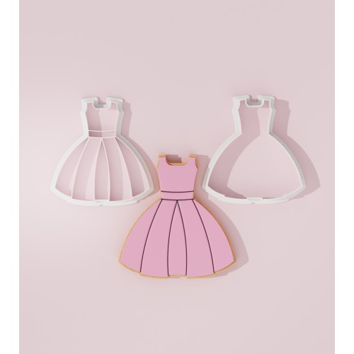 Barbie Dress Cookie Cutter 101