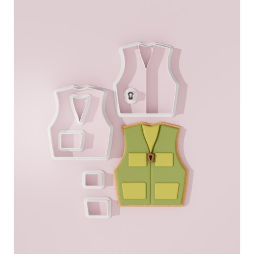 Hunting Vest Cookie Cutter