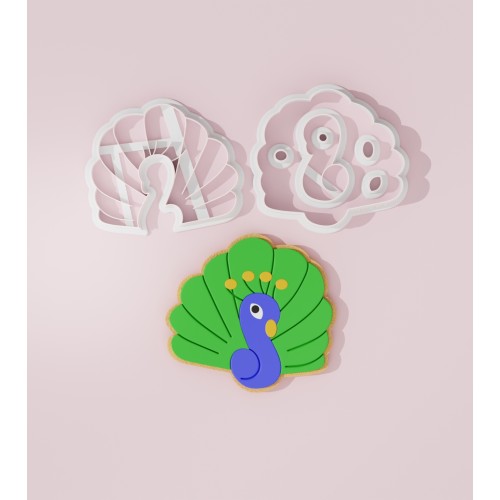 Peacock Cookie Cutter 103