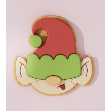 Christmas Elf Cookie Cutter 205