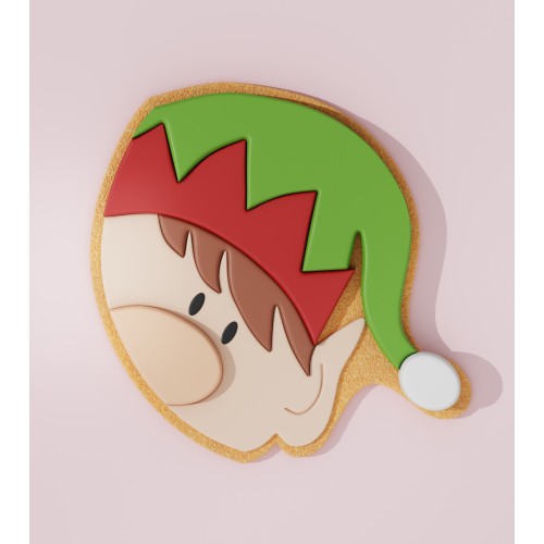 Christmas Cake Elf Cookie...