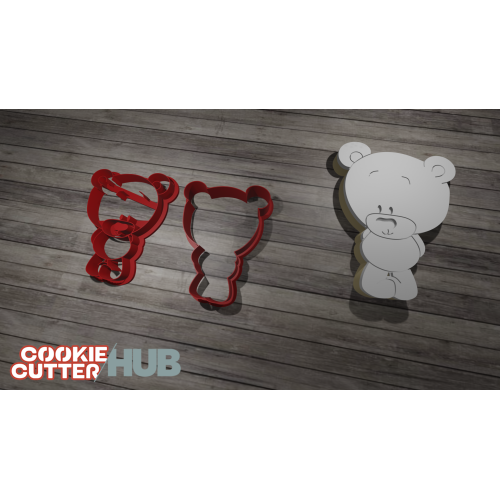 Bear #1 Cookie Cutter Stamp