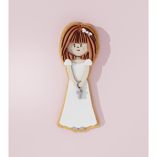First Communion Girl Cookie...