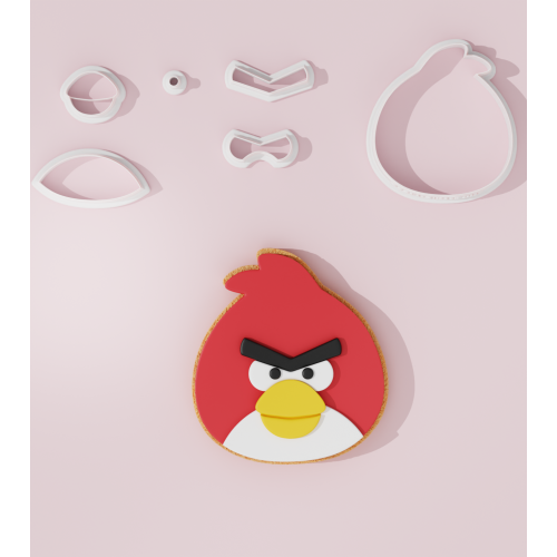 Angry Bird no3 Cookie Cutter