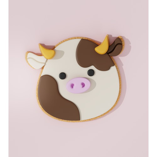 Squishmallow Cow Cookie Cutter