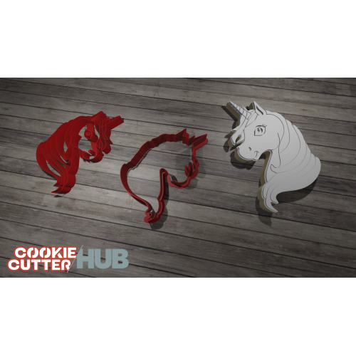 Unicorn #2 Cookie Cutter Stamp