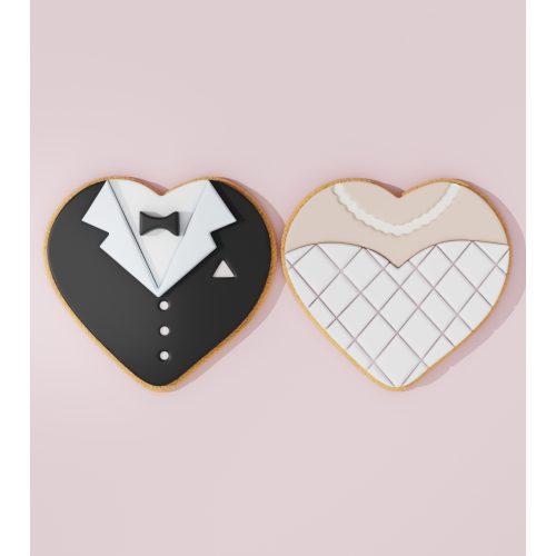 Groom and Bride Cookie...