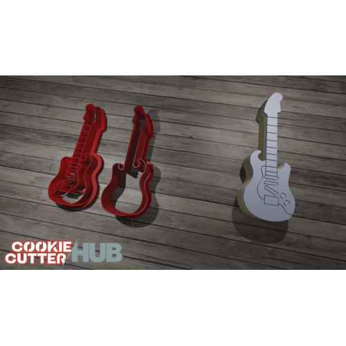 Electric Guitar Cookie Cutter