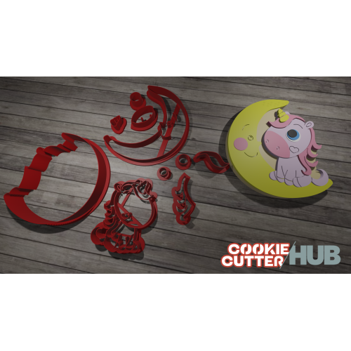 Unicorn #9 Cookie Cutter