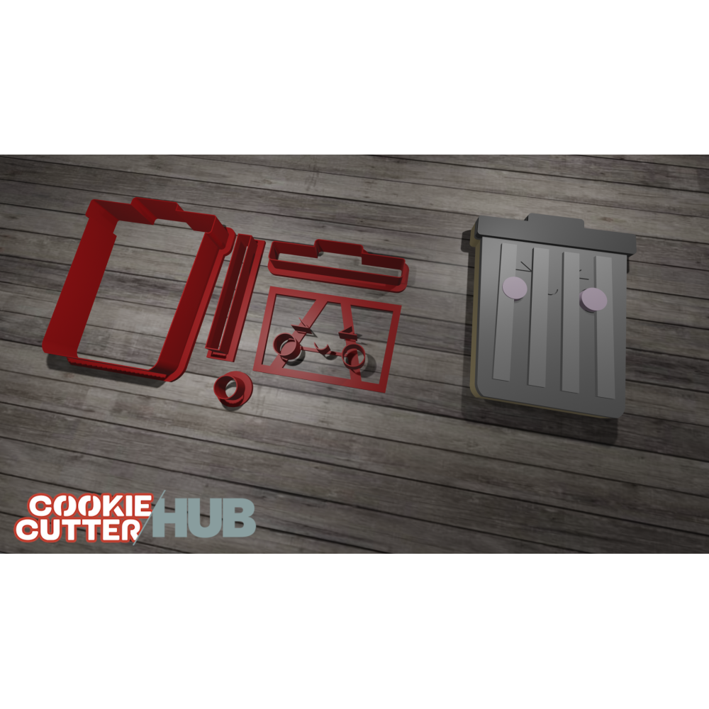 Garbage Bin Cookie Cutter