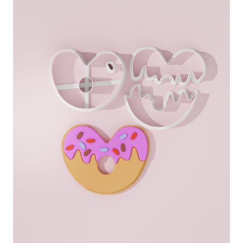 Valentine – Donut #3 Cookie Cutter