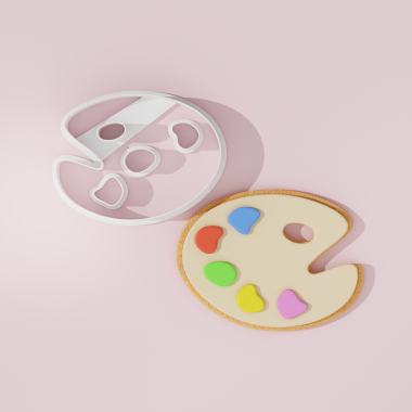 Paint Palette Cookie Cutter Stamp