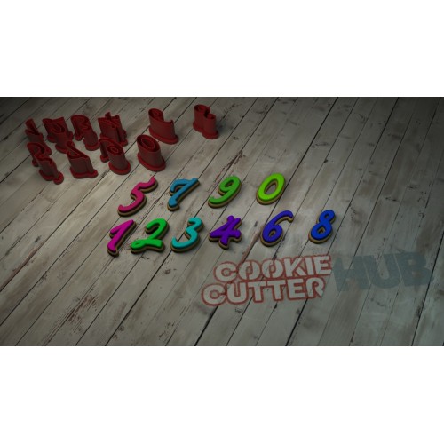 Numbers Set #3 Cookie Cutter