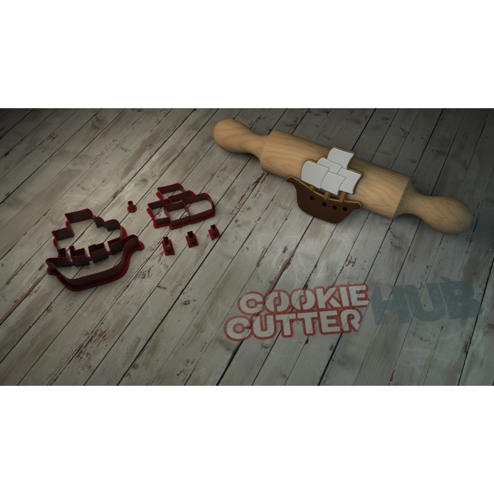 Pirates Ship #1 Cookie Cutter