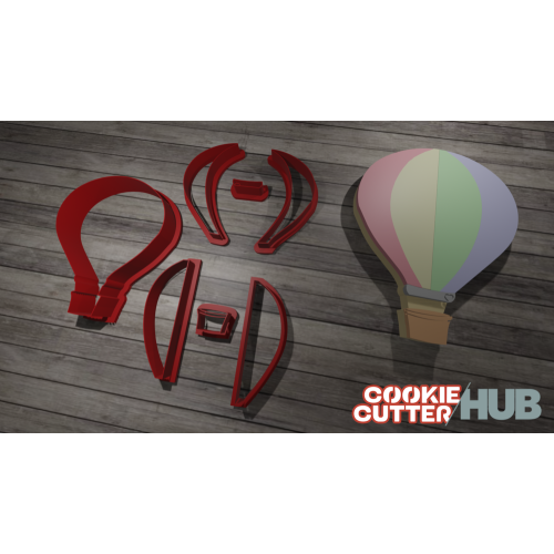 Hot Air Balloon #3 Cookie Cutter