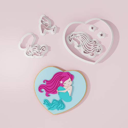 Mermaid Cookie Cutter 502