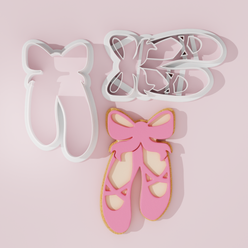 Ballet Shoe no3 Cookie Cutter