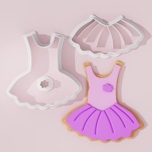 Ballet Dress no1 Cookie Cutter