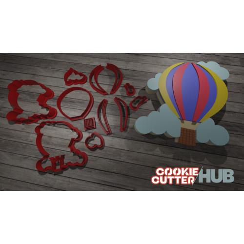 Hot Air Balloon #4 Cookie Cutter