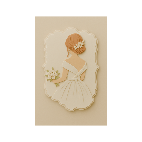 Bride Cookie Cutter Fondant...