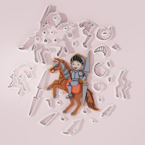 Knight Cookie Cutter 501