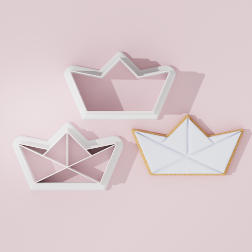 Origami Boat Cookie Cutter 102