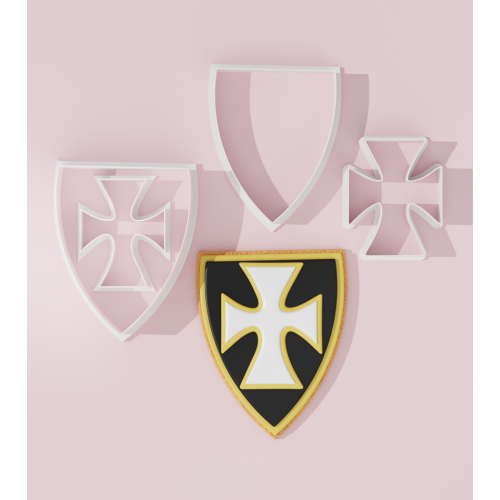 Knight Shield Cookie Cutter