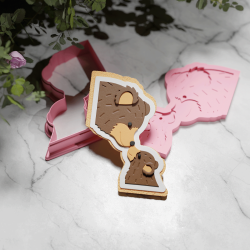 Mom Bear Kiss Cookie Cutter...