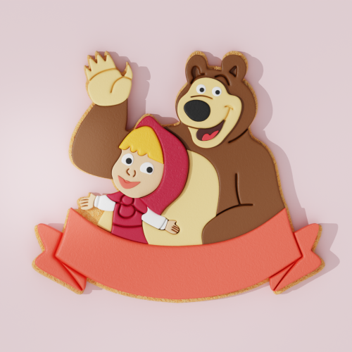 Masha and Bear Cookie...