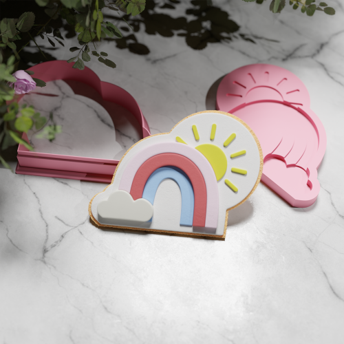 Rainbow with Sun Cookie...