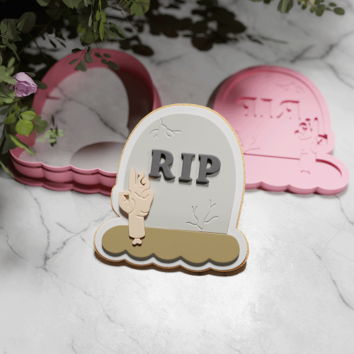 R.I.P. Cutter Fondant Stamp...