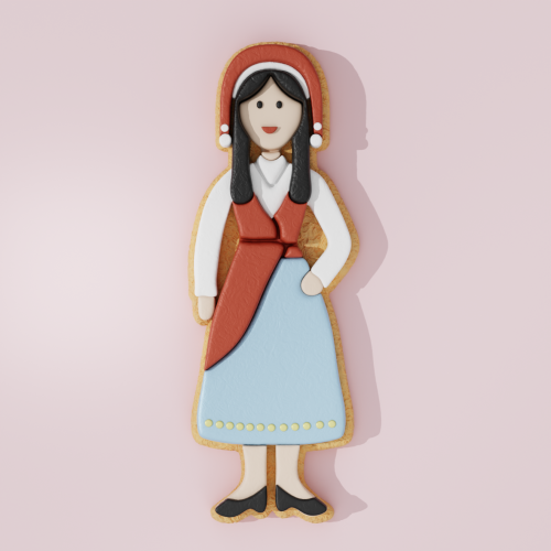 Woman with Greek...