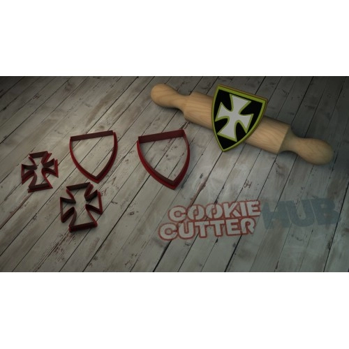 Knight Shield Cookie Cutter