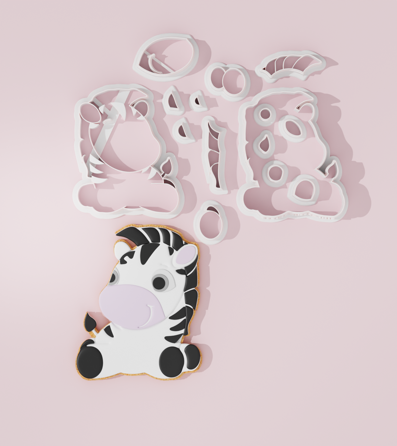 Sweet Zebra Cookie Cutter