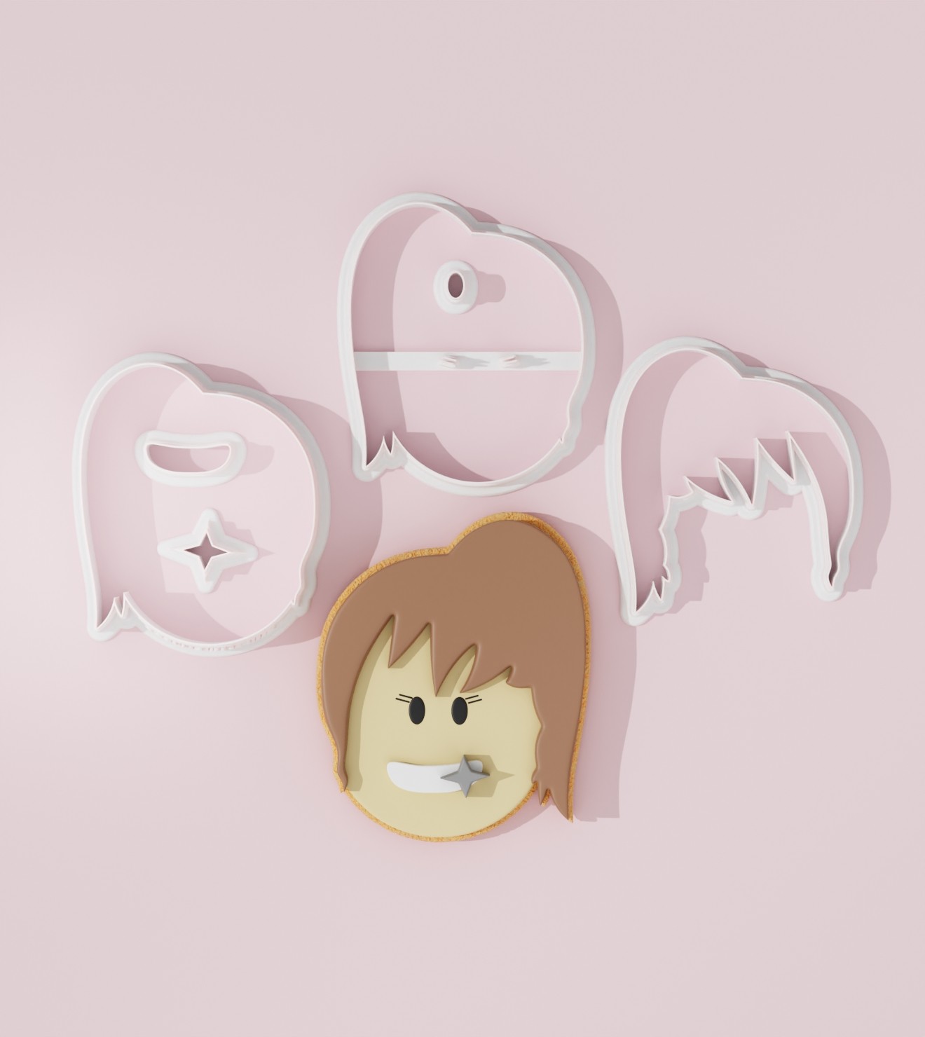 Roblox face cookie cutter